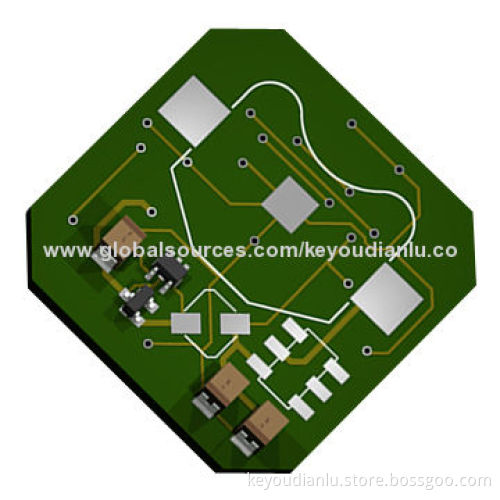 FR4 4-layer PCB with Lead-free HASL, 1.6mm Board Thickness